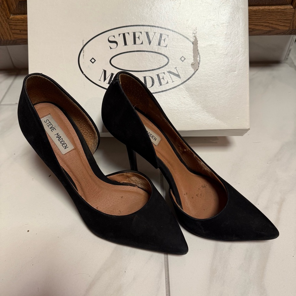 Steve Madden Classic Black Women's Heels